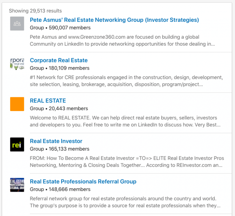 real-estate-linkedin-result